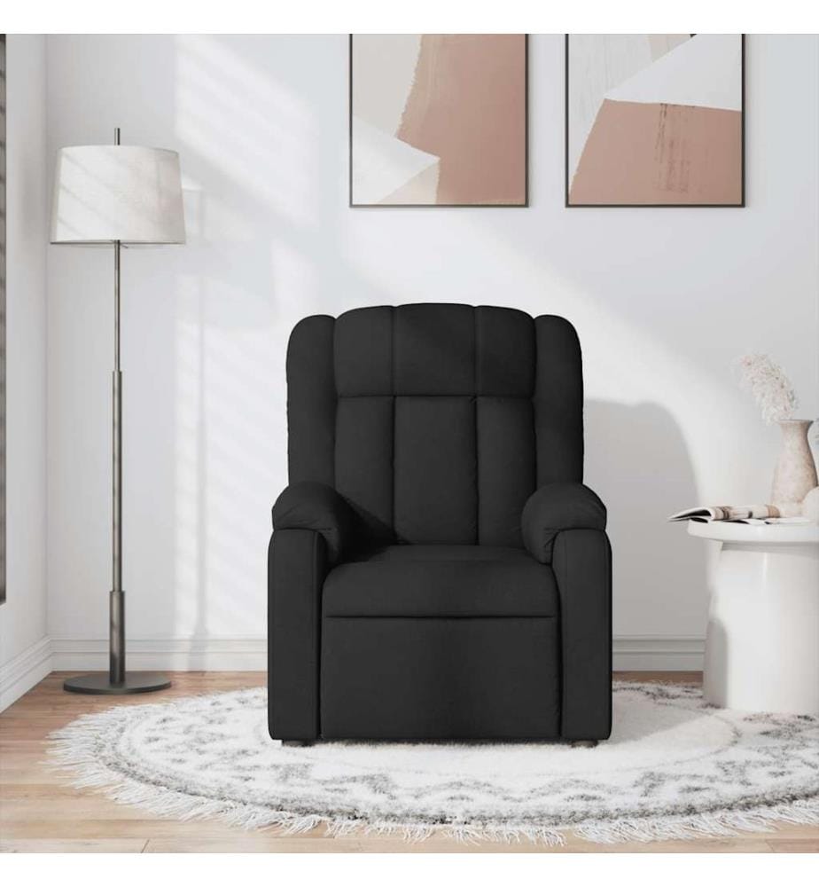 Massagesessel Schwarz Stoff