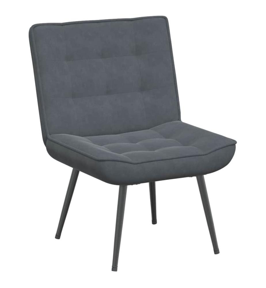 Relaxsessel Dunkelgrau 64x74x84 cm Samt