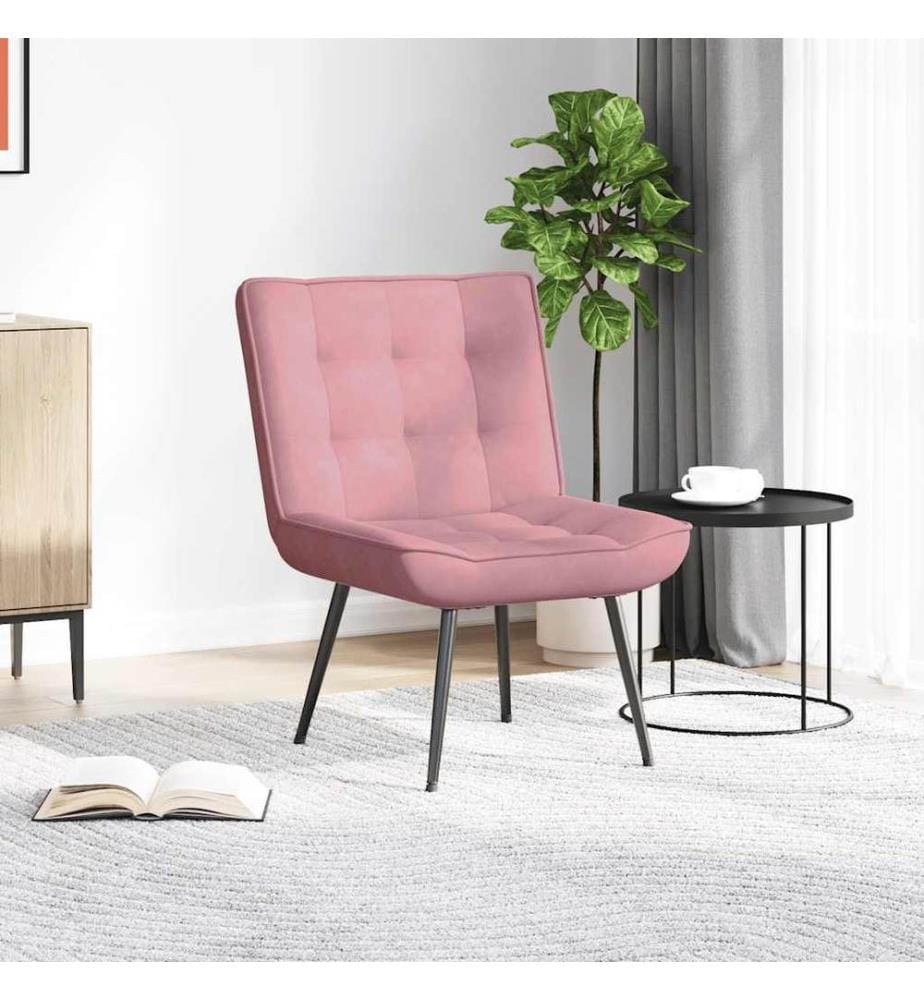 Relaxsessel Rosa 64x74x84 cm Samt