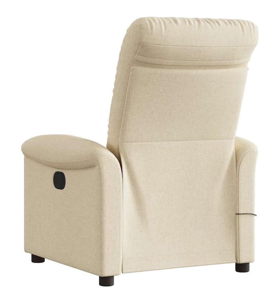 Massagesessel Creme Stoff