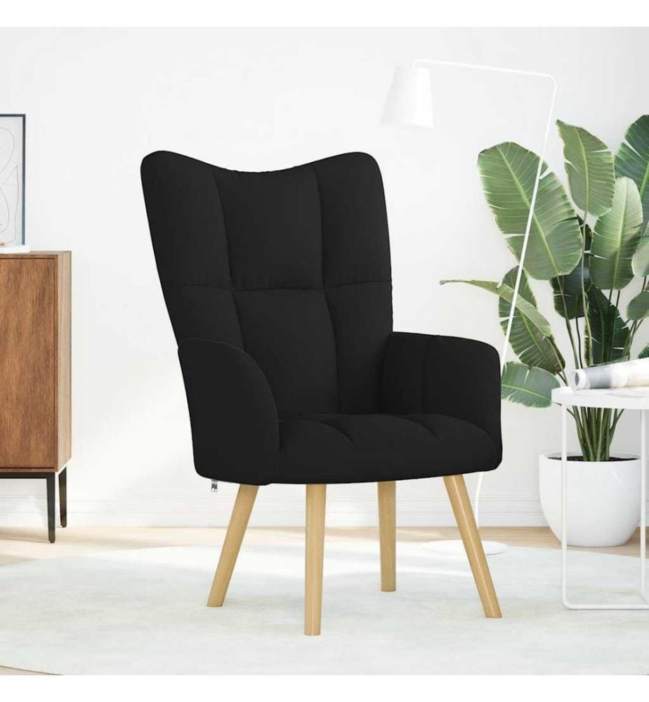 Relaxsessel Schwarz Stoff