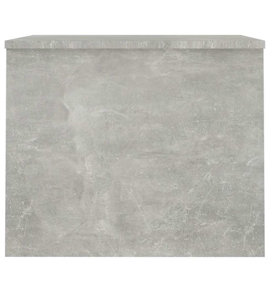 Table basse gris béton 80x50,5x41,5 cm bois d'ingénierie