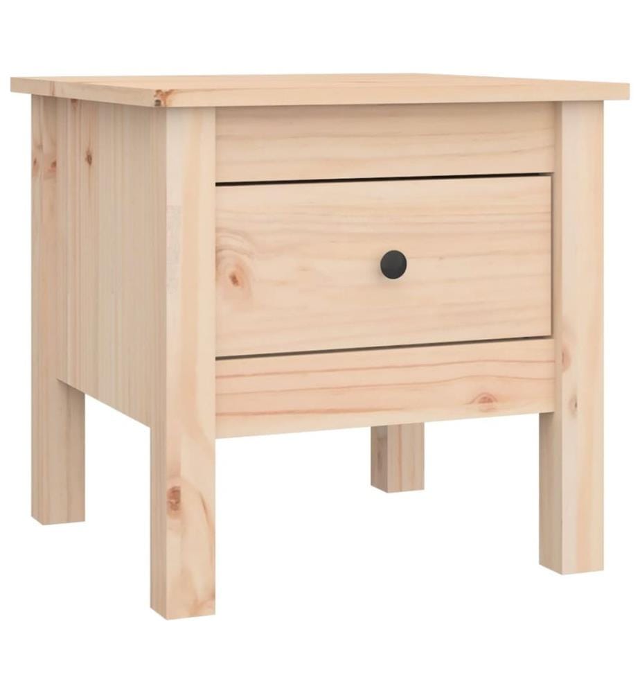 Table d'appoint 40x40x39 cm Bois massif de pin