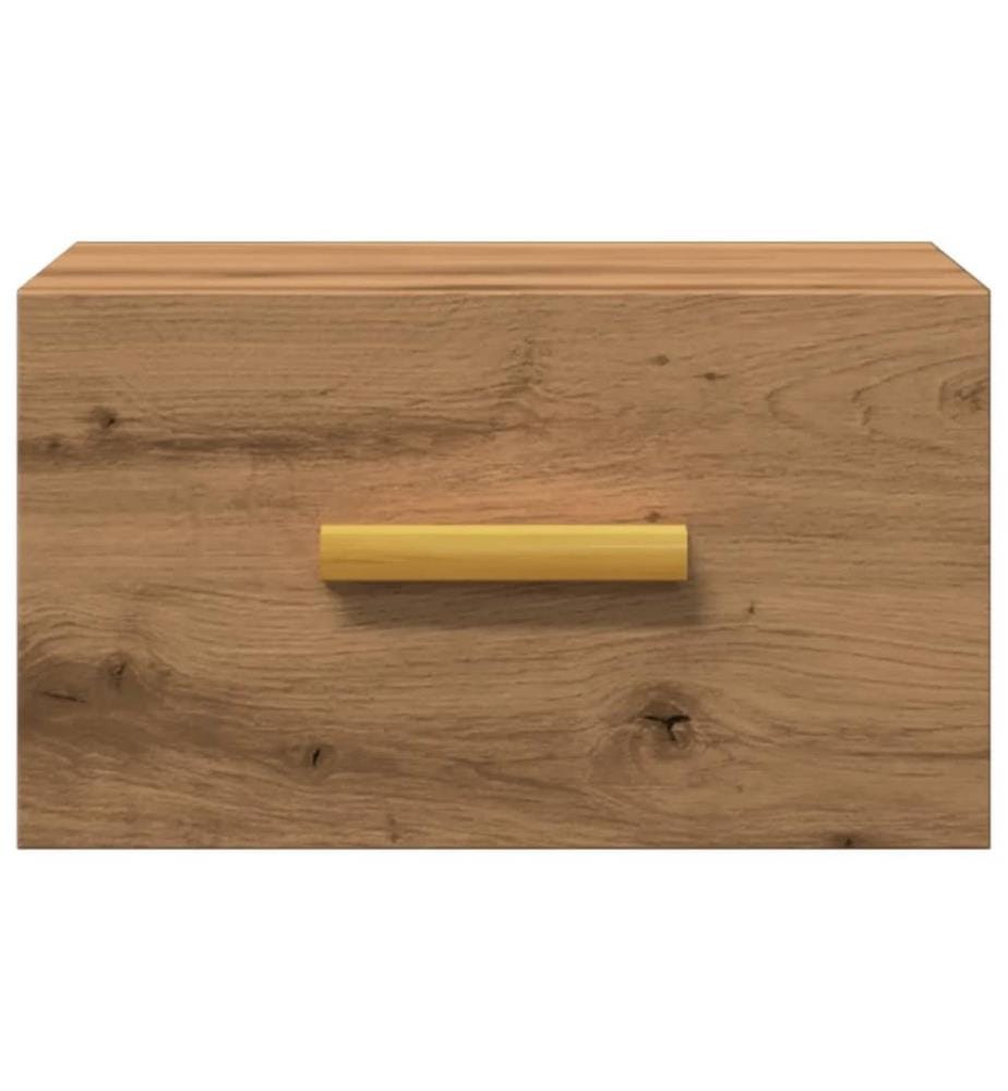 Wand-Nachttische 2 Stk. Artisan-Eiche 35x35x20 cm