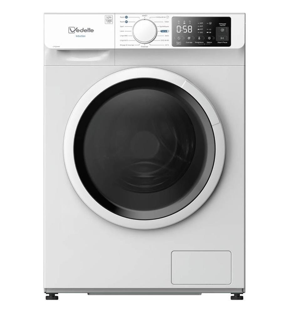 Lave-linge VEDETTE - Modèle : LFVQ304W - Affichage en français