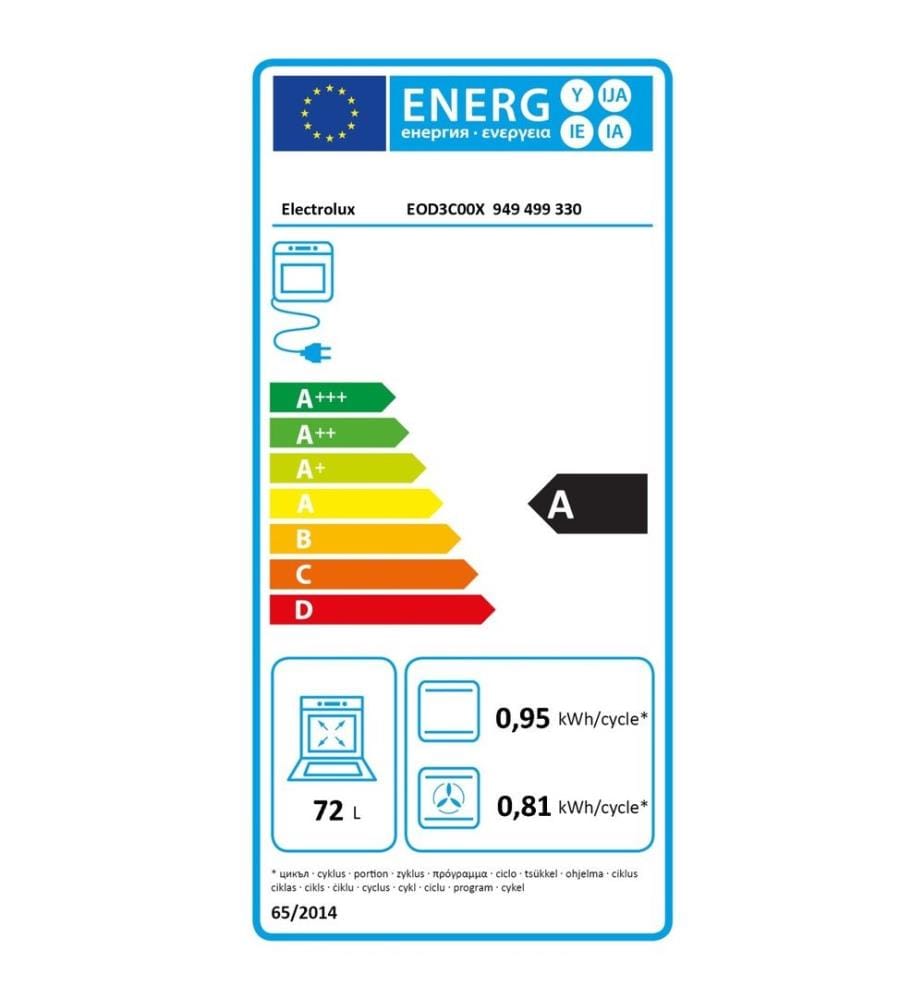Four encastrable ELECTROLUX - Modèle : EOD 3 C 00 X