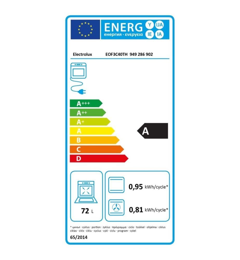 Four catalyse ELECTROLUX - Modèle : EOF3C40TH1