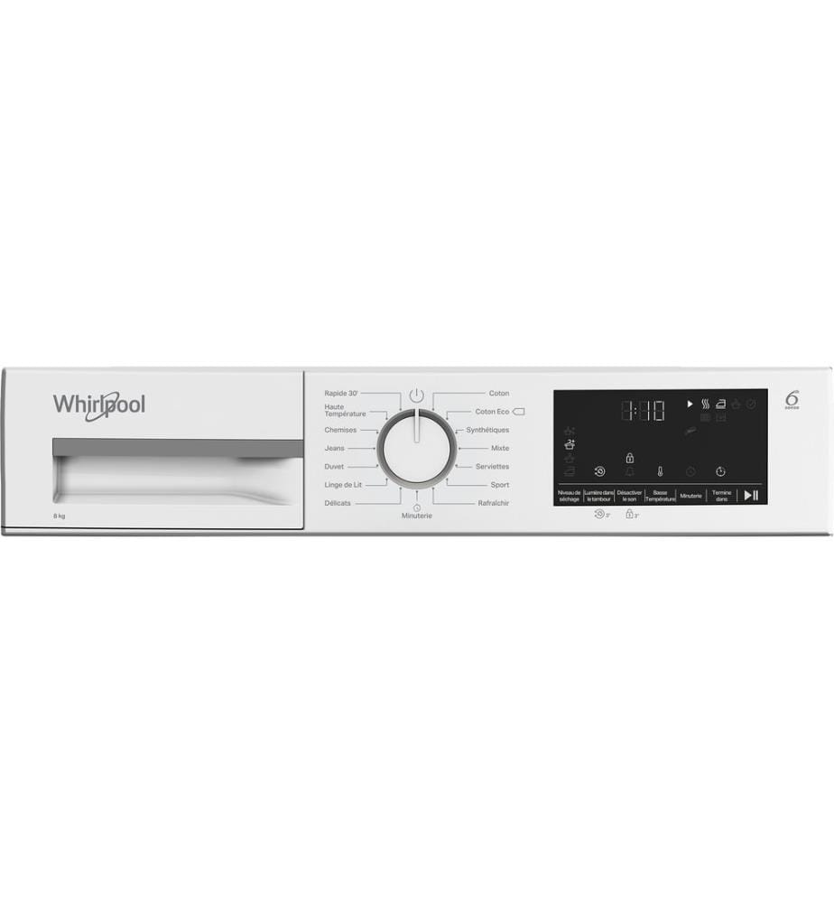 Sèche-linge frontal WHIRLPOOL - Modèle : CWSD83MWWSFR