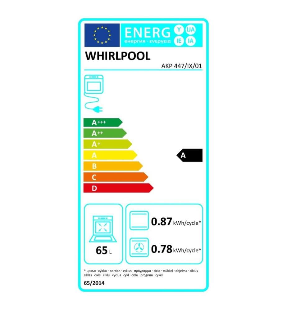 Four encastrable WHIRLPOOL - Modèle : AKP 447 IX/01