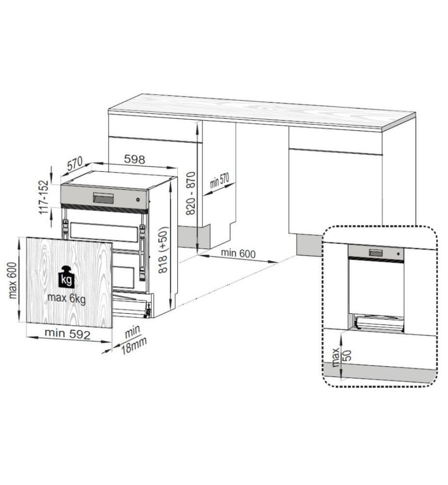 BEKO-Geschirrspüler - Modell: PDSN 25311 X