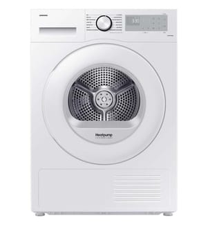 Front-loading tumble dryer SAMSUNG - Model: DV90CGC0A0TH - Display in French