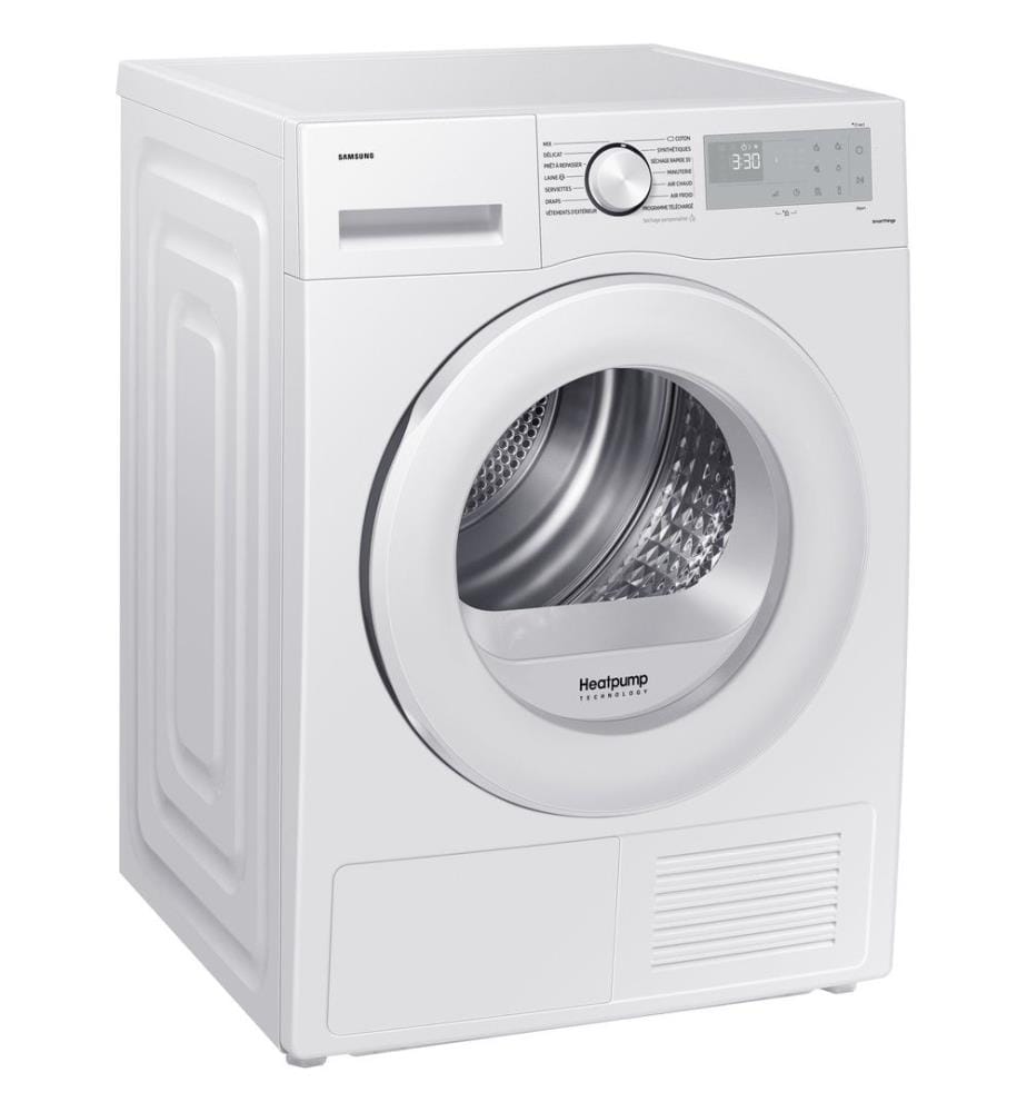 Sèche-linge frontal SAMSUNG - Modèle : DV90CGC0A0TH - Affichage en français