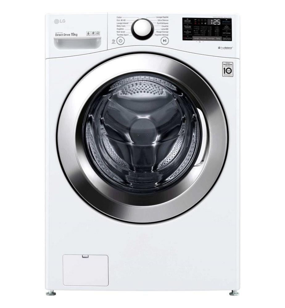 Lave-linge LG - Modèle : F 51 P 12 WH - Affichage en français