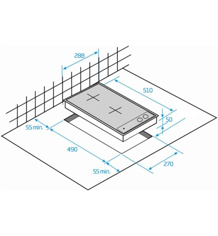 Domino induction BEKO - Modèle : HDMI 32400 DT
