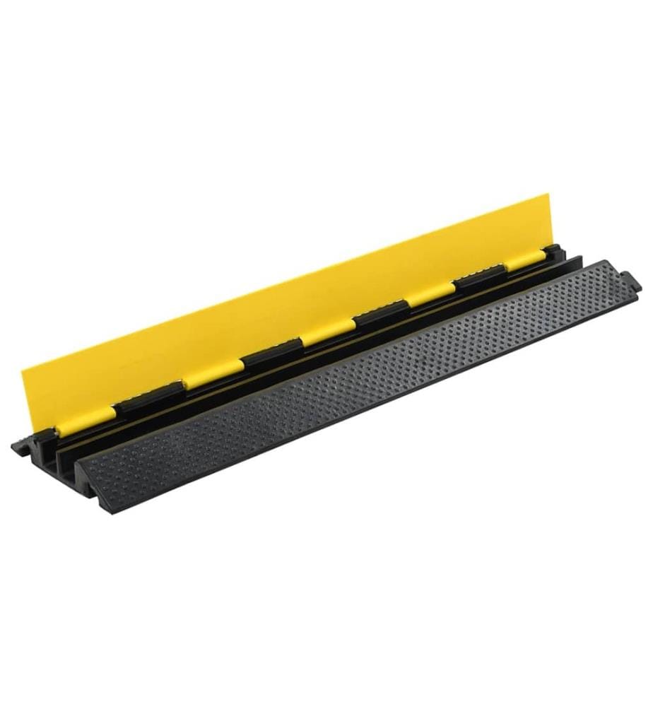 Rampe de protection de câble 2 canaux caoutchouc 101,5 cm