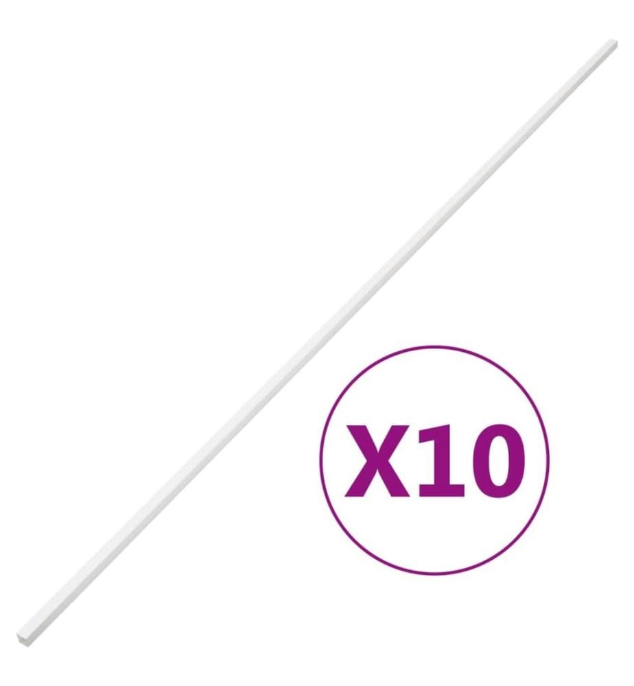Installationsrohre 10x10 mm 10 m PVC
