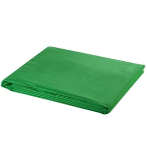 Fotohintergrund ohne Ständer Baumwolle Grün 600x300 Chroma-Key