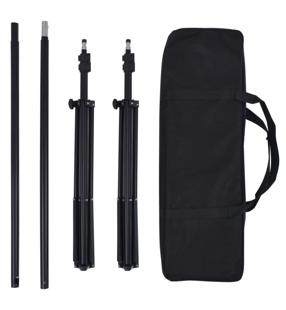 Fotostudio-Set mit 5 farbigen Hintergründen und einstellbarer Aufhängung
