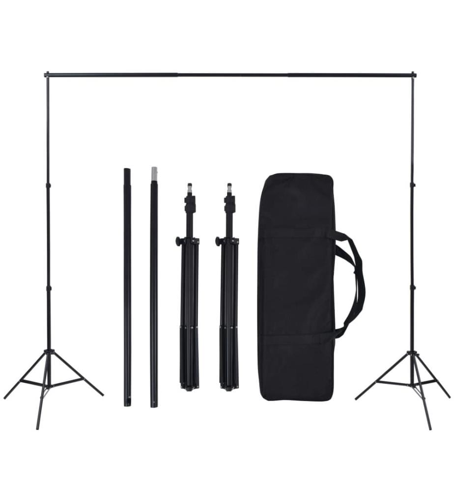 Fotostudio-Set mit 5 farbigen Hintergründen und einstellbarer Aufhängung