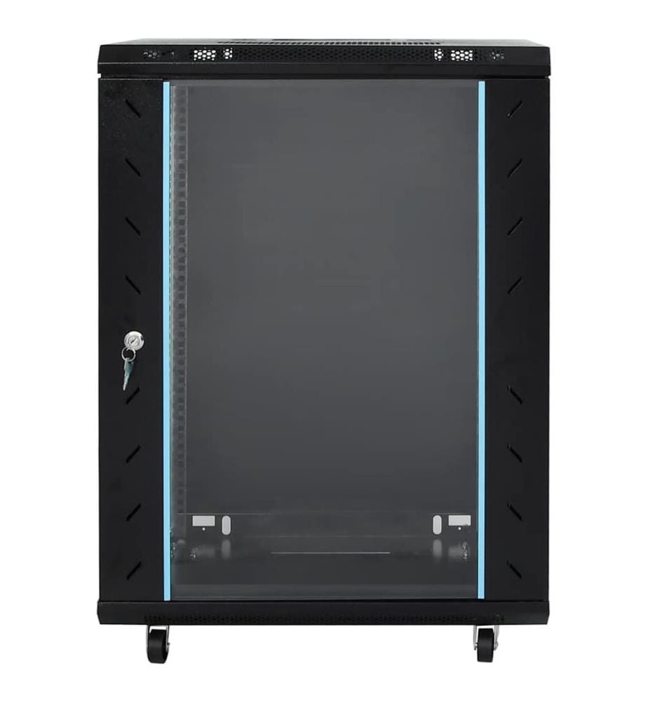 15HE Netzwerkschrank mit Schwenkfüssen 19" IP20 60x45x86 cm