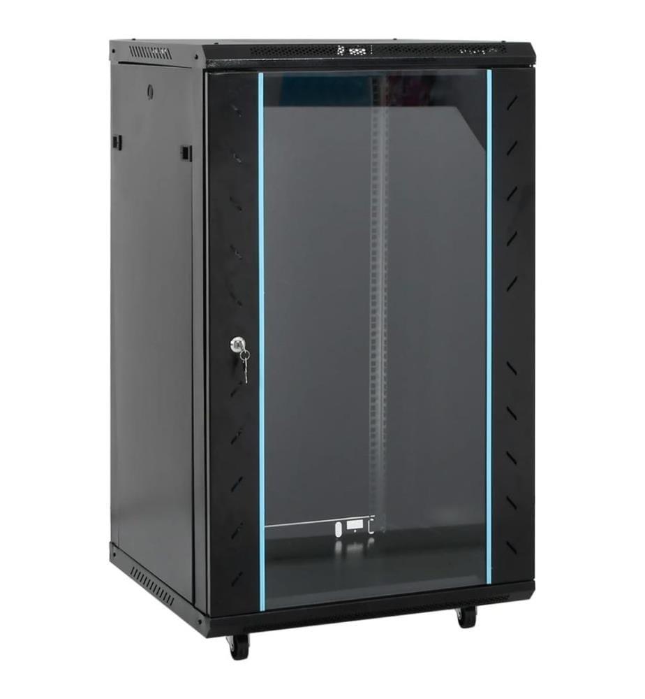 18U Netzwerkschrank auf Rollen 19" IP20 60x60x100 cm