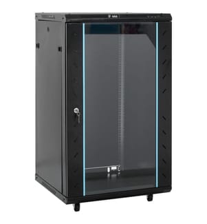 18U Netzwerkschrank auf Rollen 19" IP20 60x60x100 cm