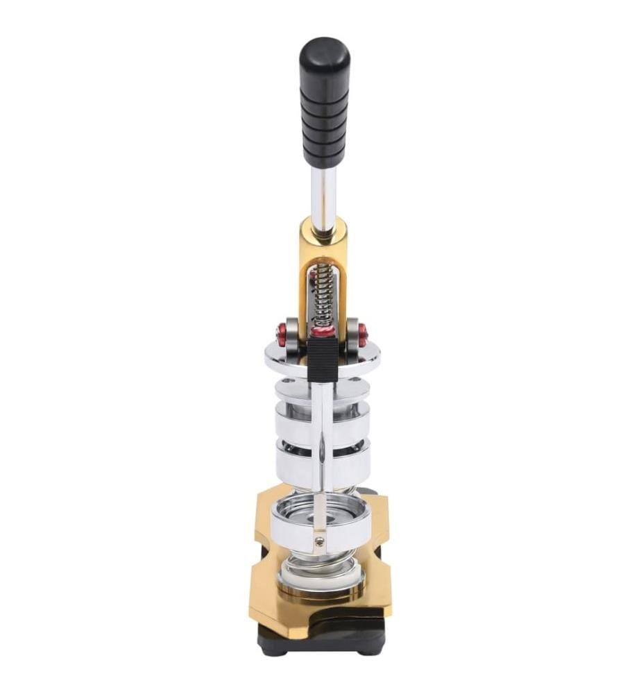 Buttonmaschine mit 500 Button-Teilen 58 mm Drehstanze