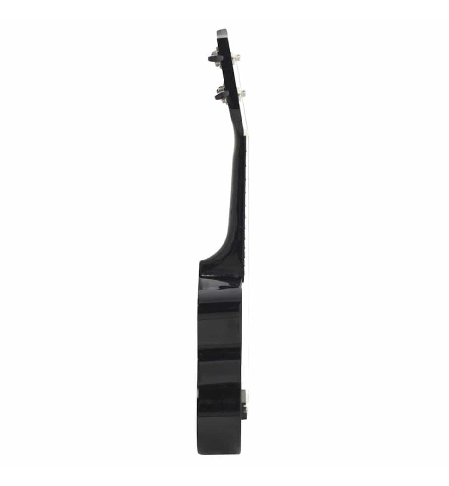 Sopran-Ukulele-Set mit Tasche für Kinder Schwarz 21"