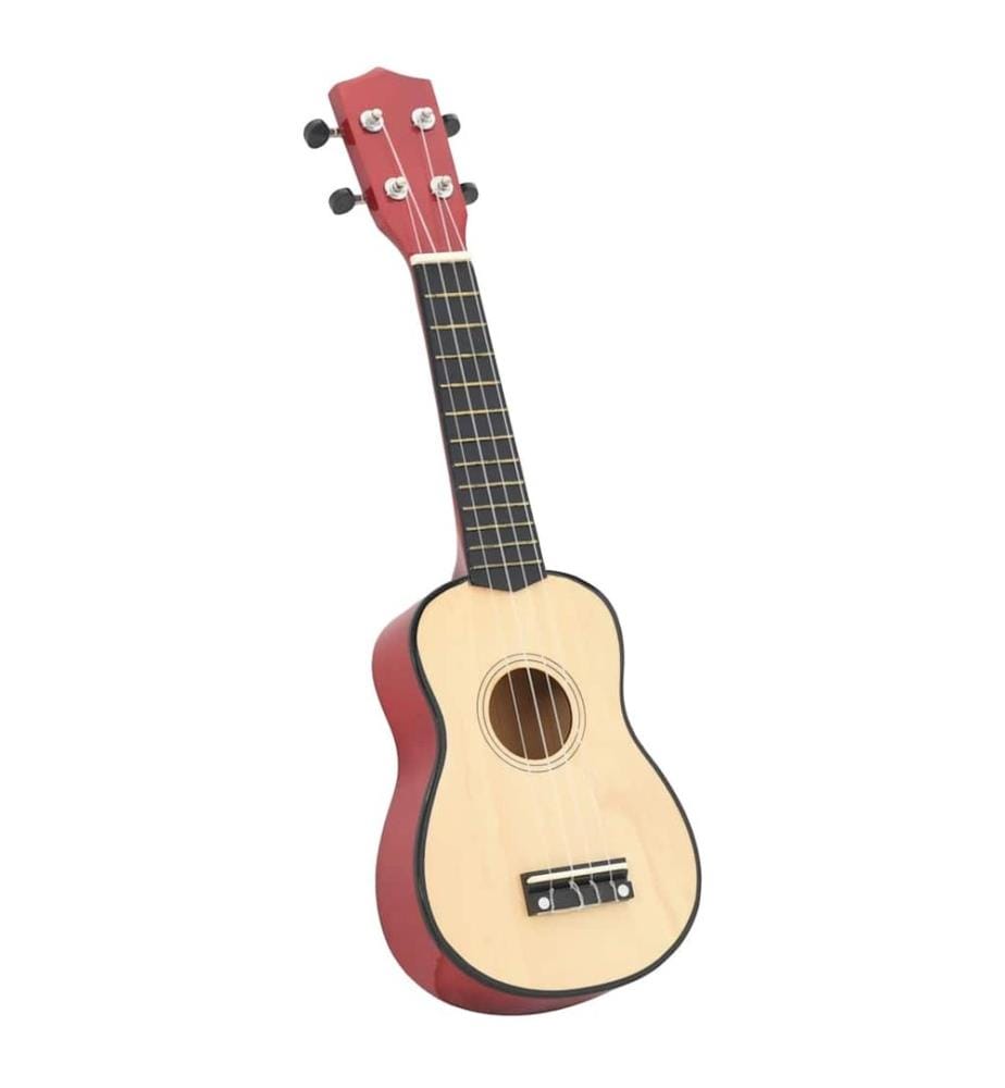 Sopran Ukulele Set für Kinder mit Tasche Helles Holz 23"