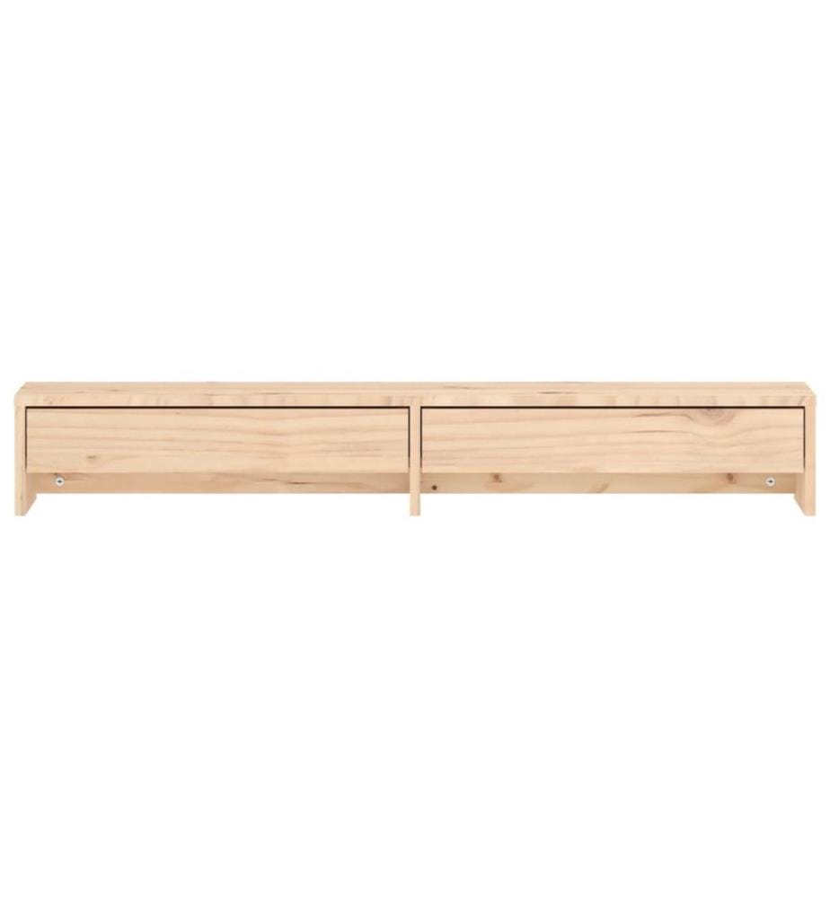 Support pour moniteur 100x27x15 cm Bois de pin solide