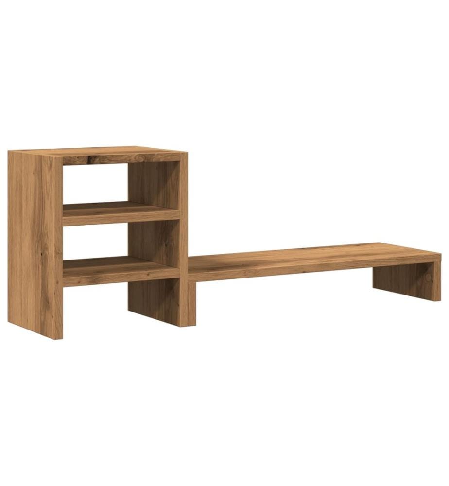 Support de moniteur et organisateur de bureau bois d'ingénierie
