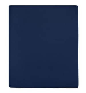 Spannbettlaken Jersey Marineblau 90x200 cm Baumwolle