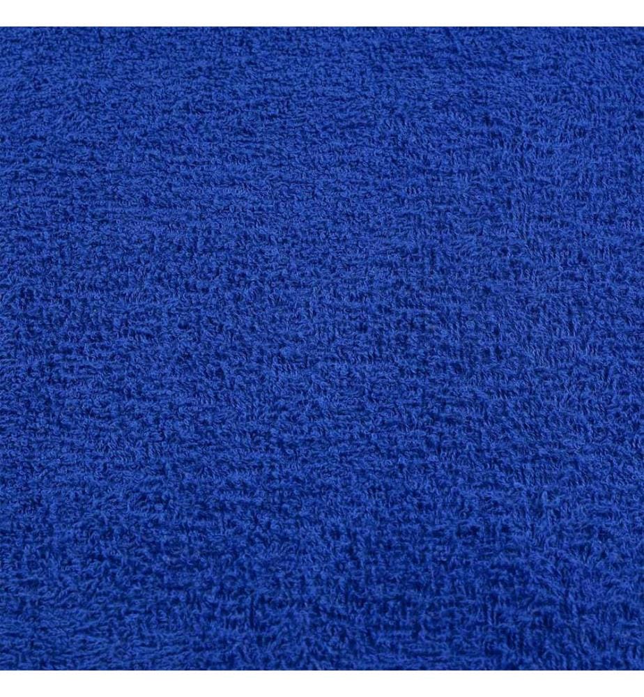 Serviettes de sauna FROGN 4 pcs bleu 80x200 cm 360 g/m²