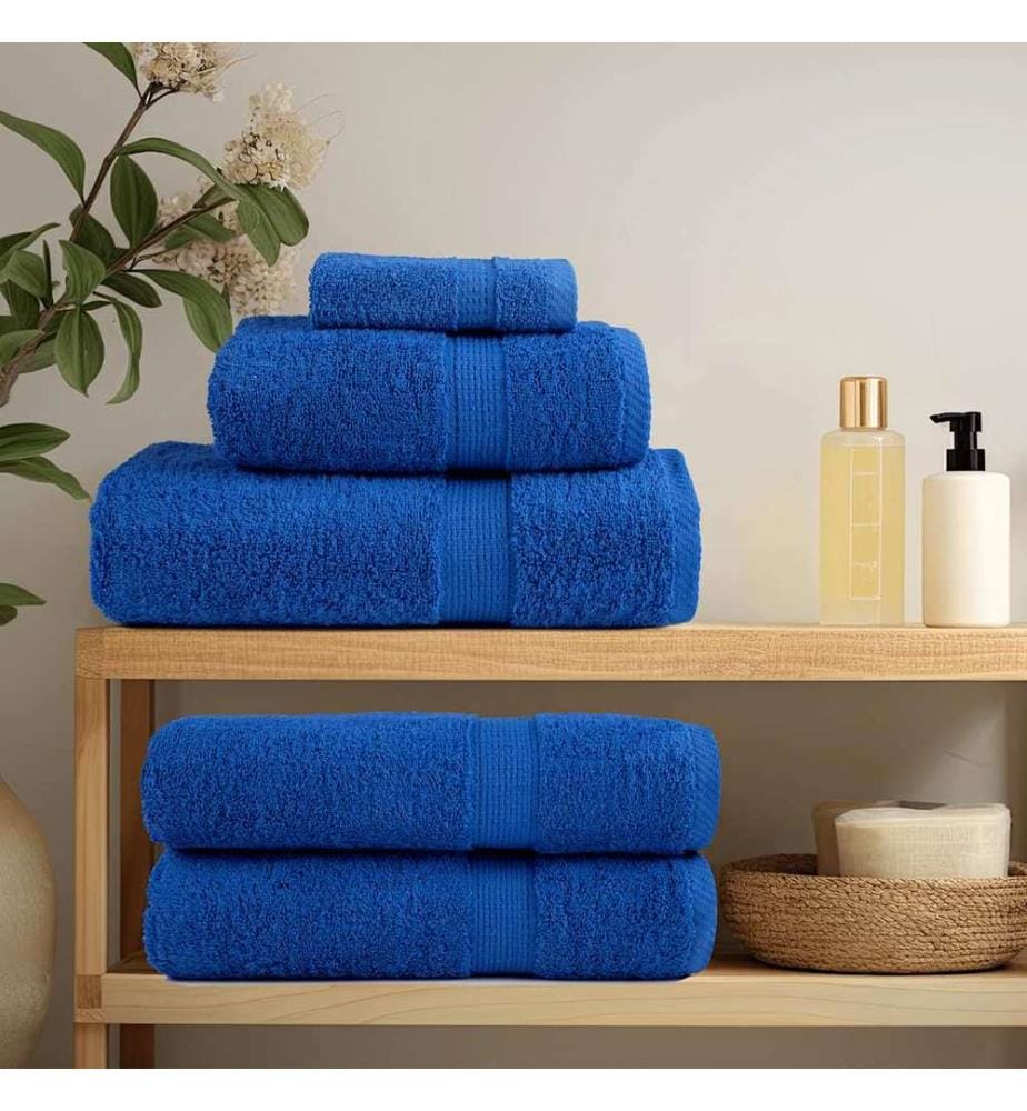 Serviettes FROGN 10 pcs bleu 100x200 cm 360 g/m²