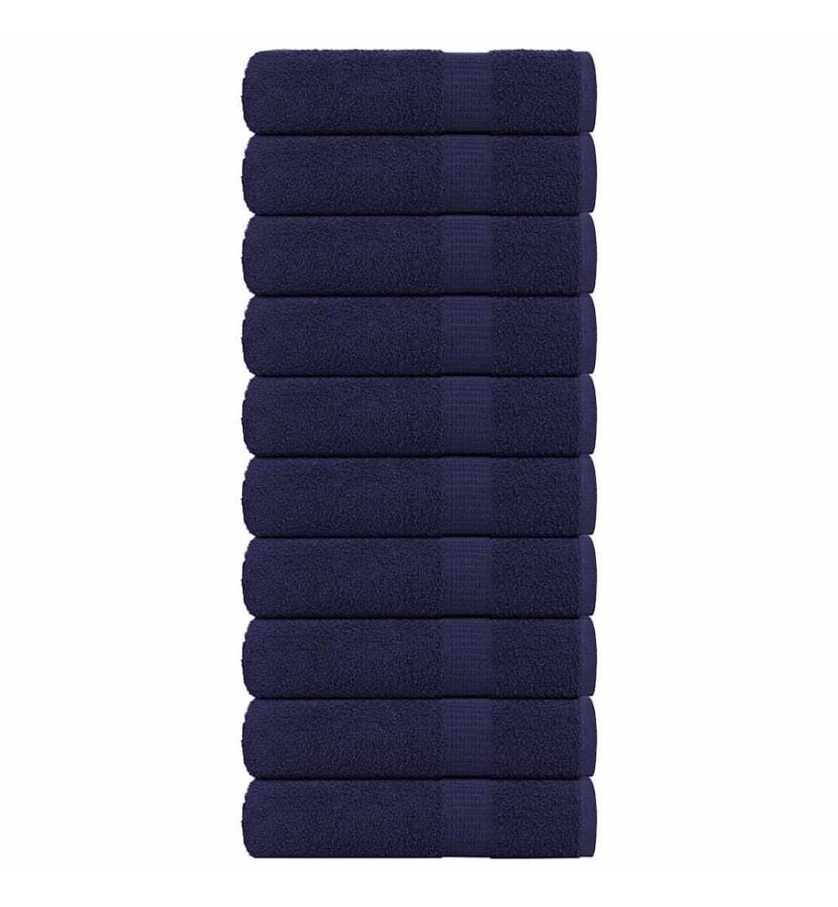Handtücher FROGN 10 Stk. Marineblau 50x100 cm 360 g/m²