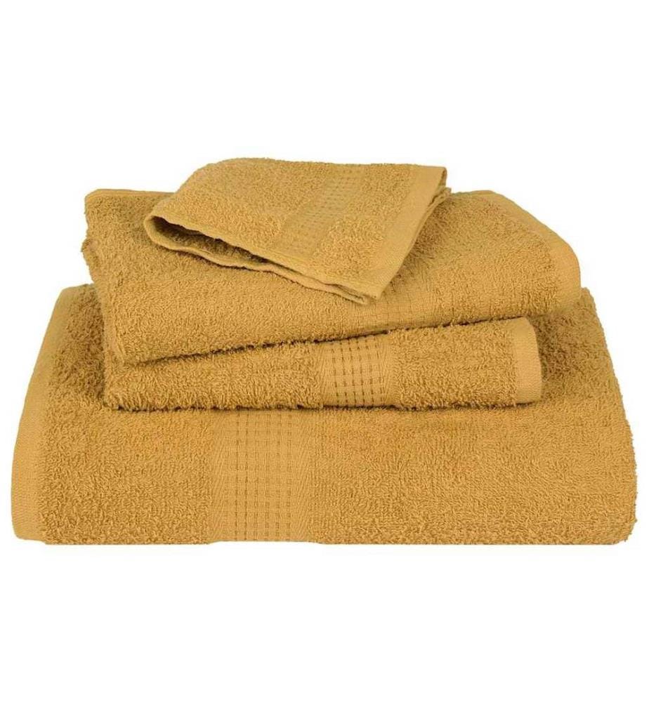 Serviettes FROGN 4 pcs doré 100x200 cm 360 g/m²