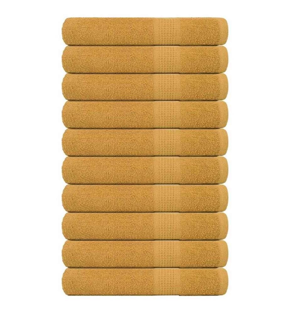 Serviettes FROGN 10 pcs doré 100x200 cm 360 g/m²