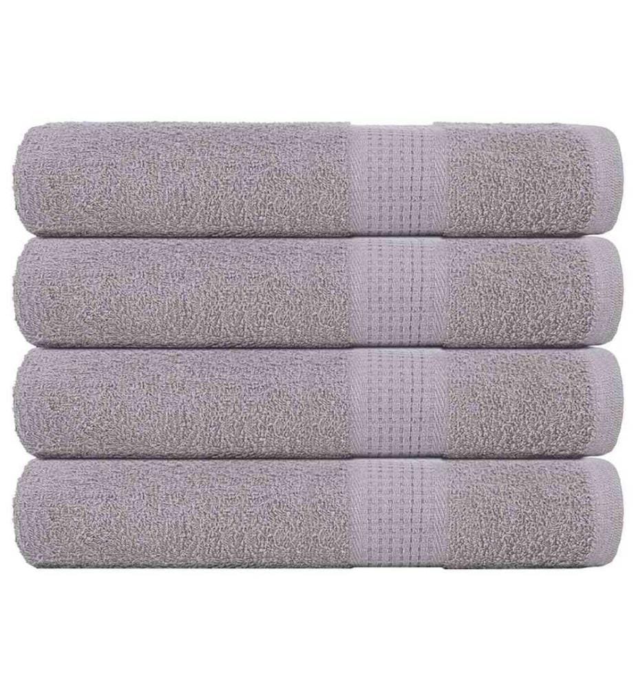 Serviettes FROGN 4 pcs gris 100x200 cm 360 g/m²