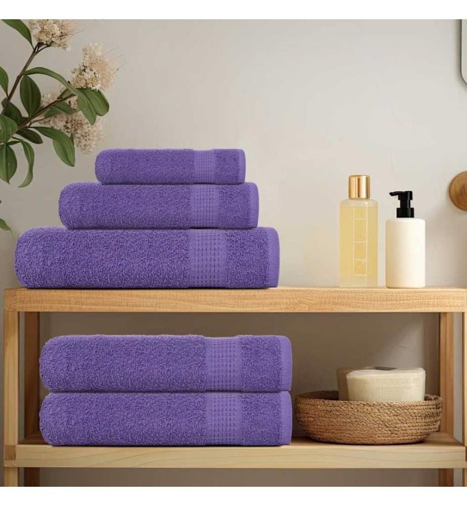 Serviettes FROGN 2 pcs violet 100x200 cm 360 g/m²