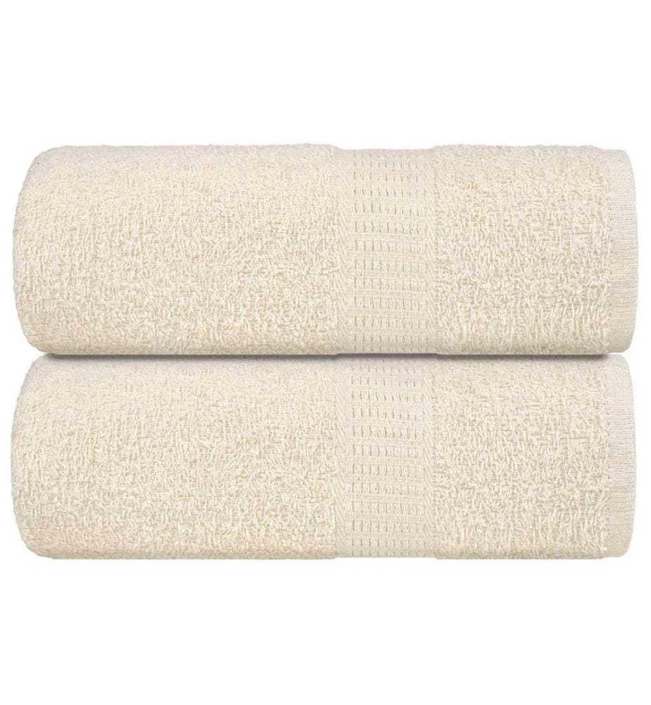 Waschtücher FROGN 2 Stk. Creme 30x30 cm 360 g/m²