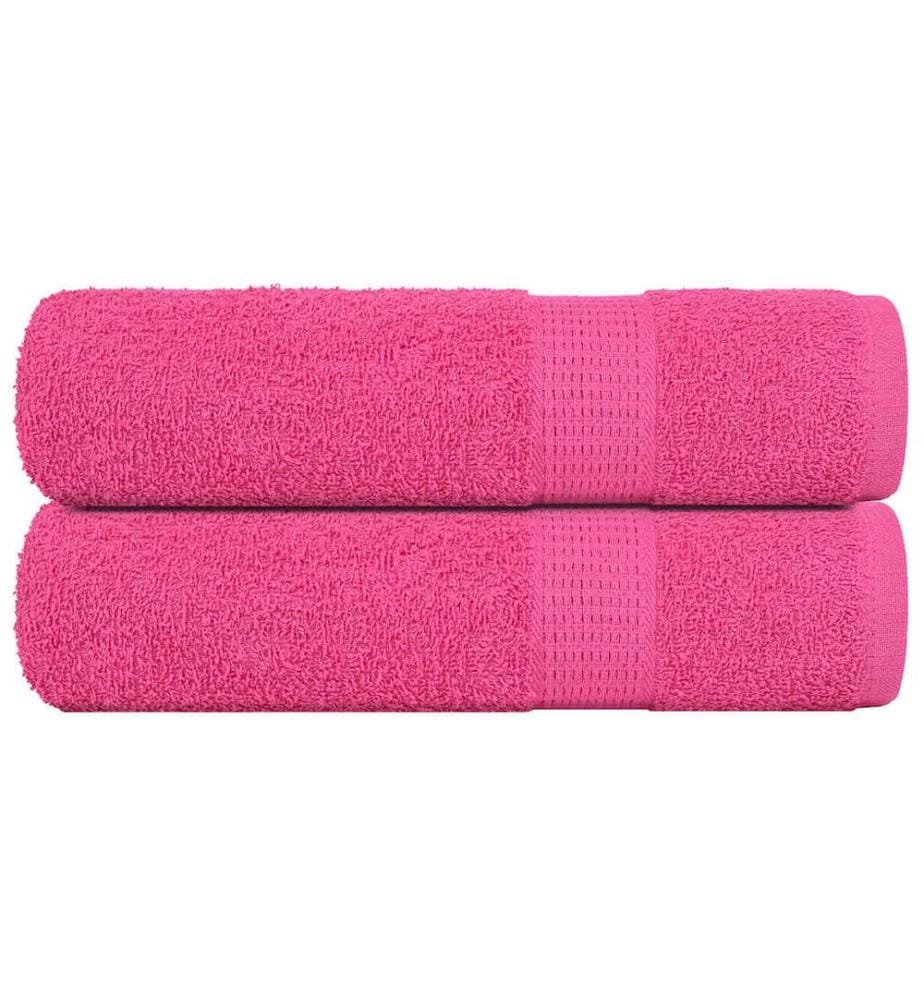 Handtücher FROGN 2 Stk. Rosa 50x100 cm 360 g/m²