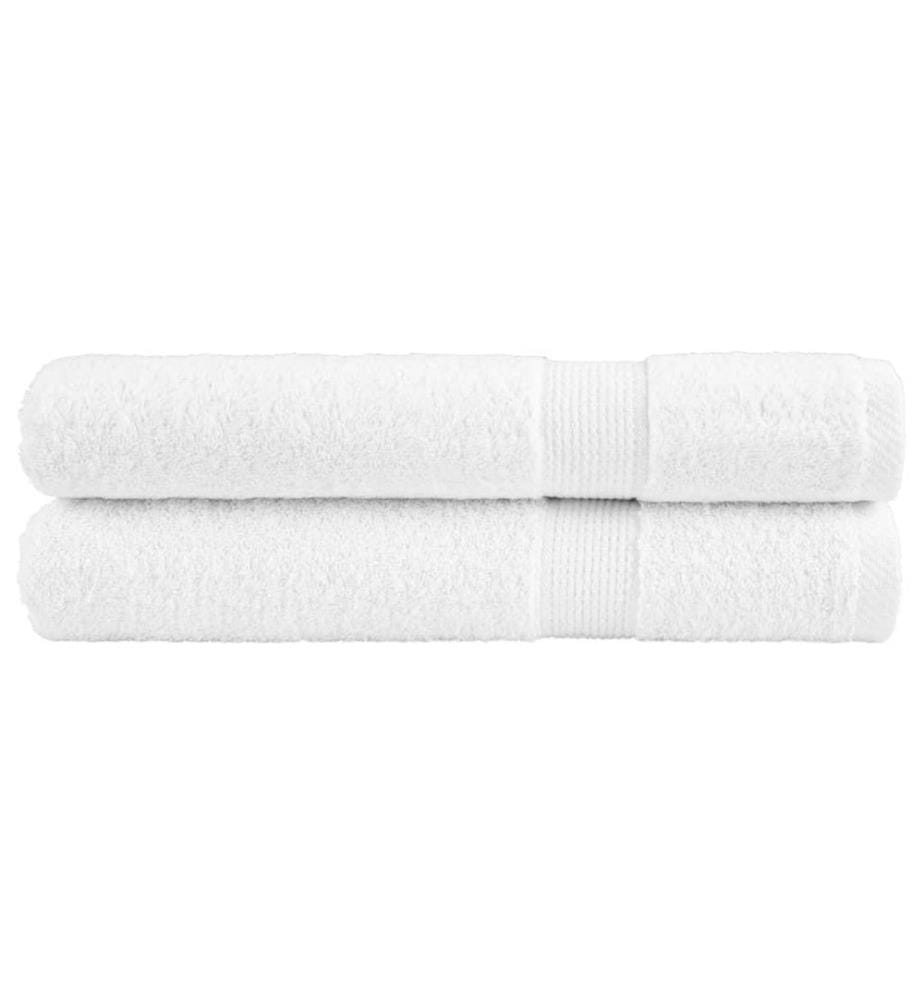 Serviettes de sauna de qualité supérieure SOLUND 2 pcs blanc