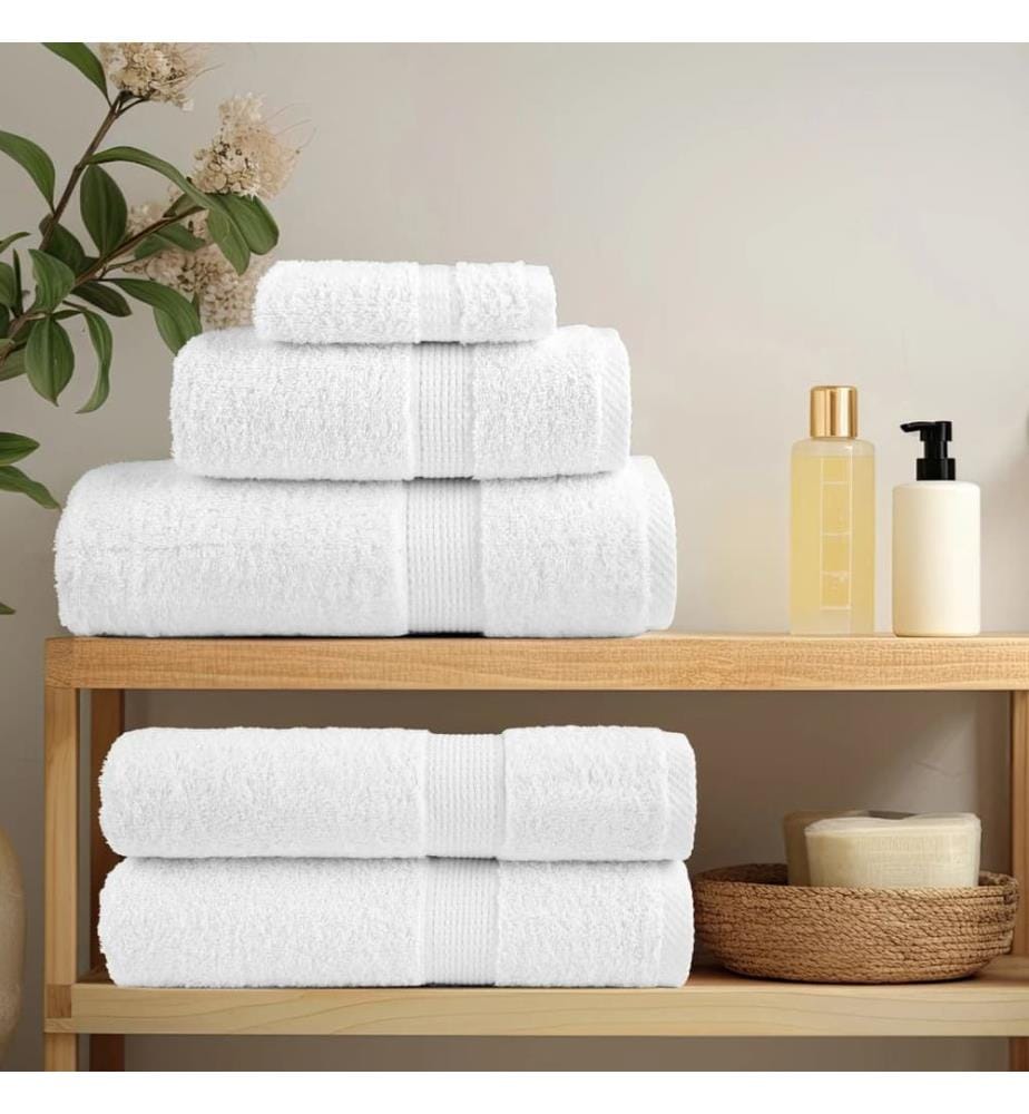 Serviettes de qualité supérieure SOLUND 10 pcs blanc 600 g/m²
