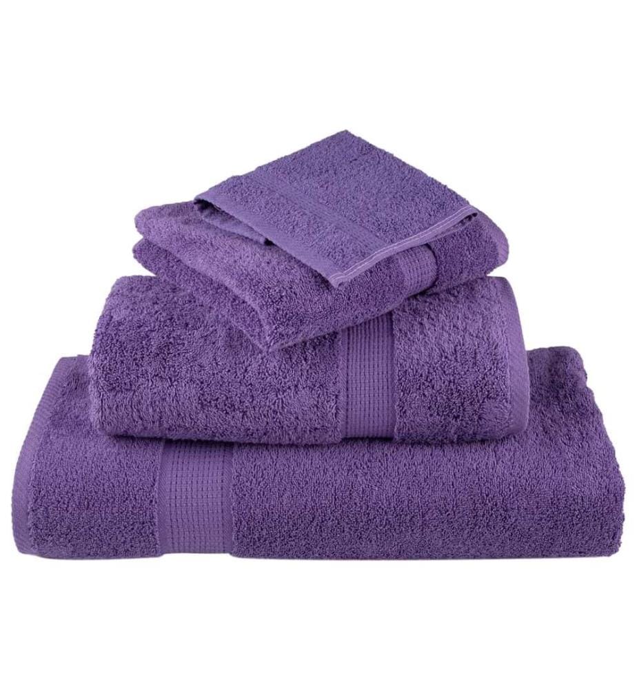 Serviettes de qualité supérieure SOLUND 2 pcs violet 600 g/m²