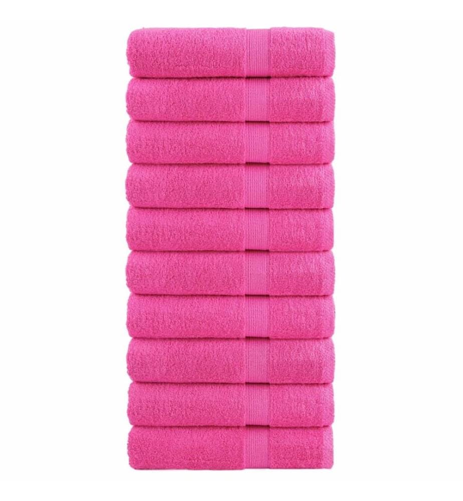 Essuie-mains de qualité supérieure SOLUND 10 pcs rose 600 g/m²