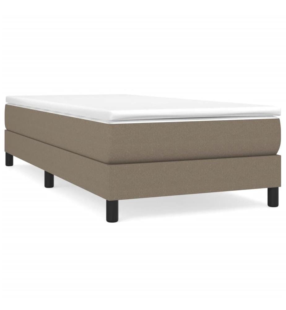 Boxspringbettgestell Taupe 80x200 cm Stoff