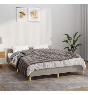 Gewichtsdecke Grau 122x183 cm 5 kg Stoff