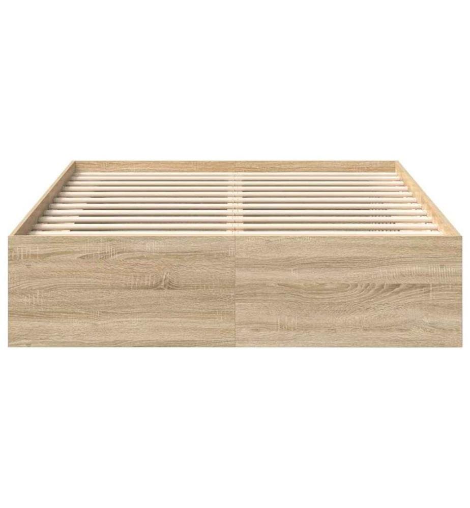 Bettgestell Sonoma-Eiche 140x200 cm