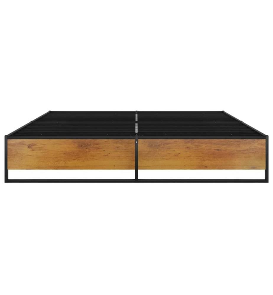 Bettgestell Schwarz Metall 160x200 cm