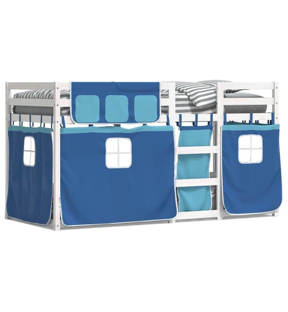 Lit superposé sans matelas 90x200 cm bois de pin massif